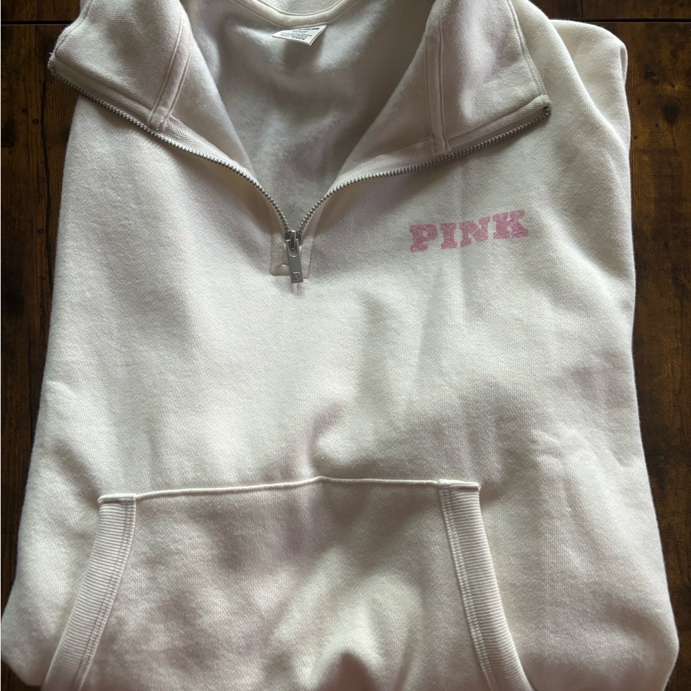 VS PINK Womens Half zip Sweatshirt - Picture 2 of 3
